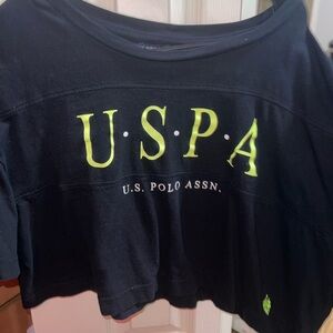 U.S Polo Assn. cropped t-shirt